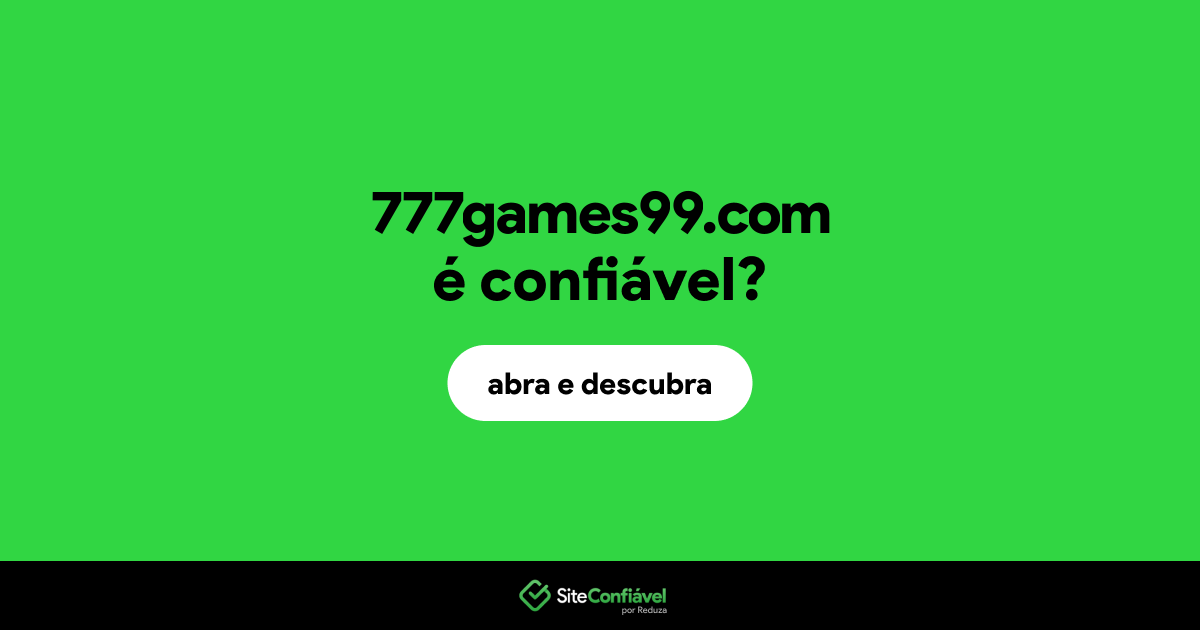 O site 777games99.com é confiável?