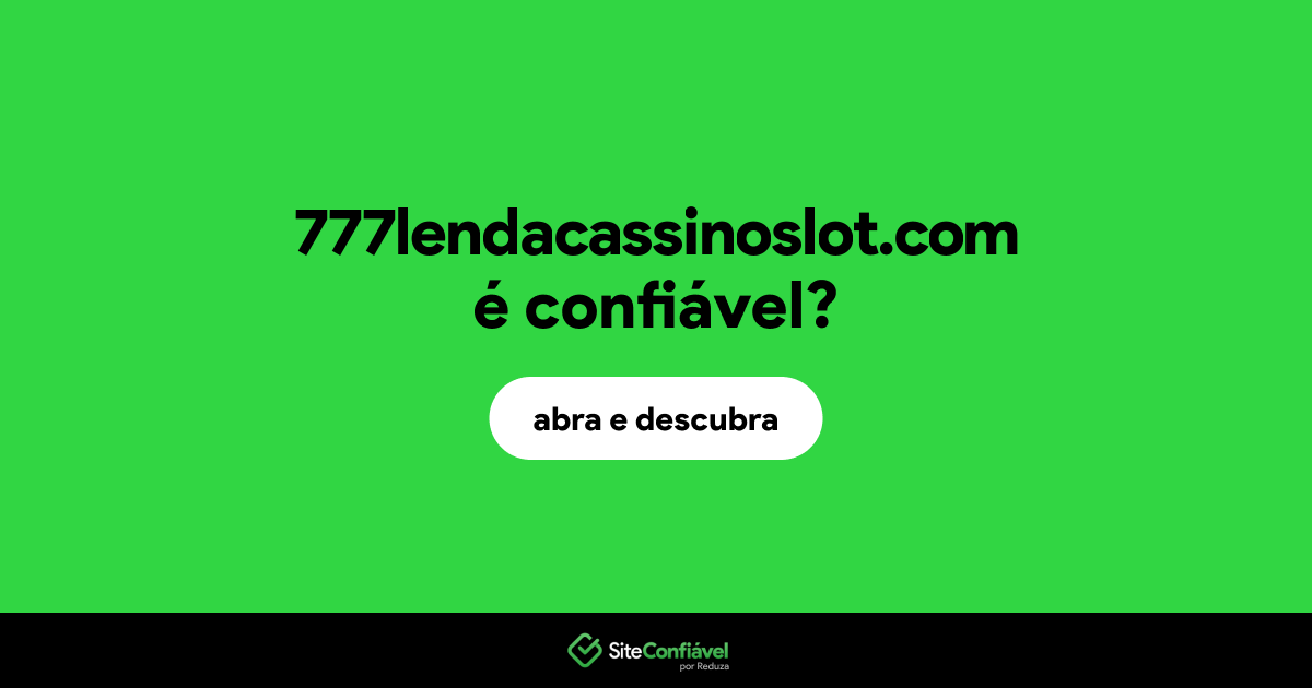 O site 777lendacassinoslot.com é confiável?