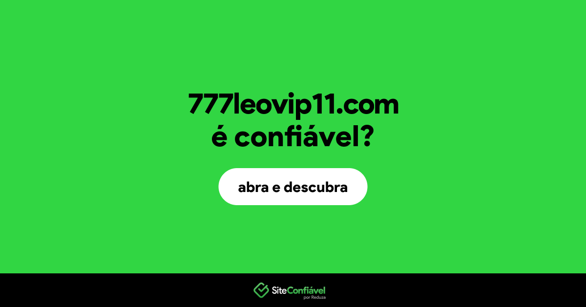 O site 777leovip11.com é confiável?