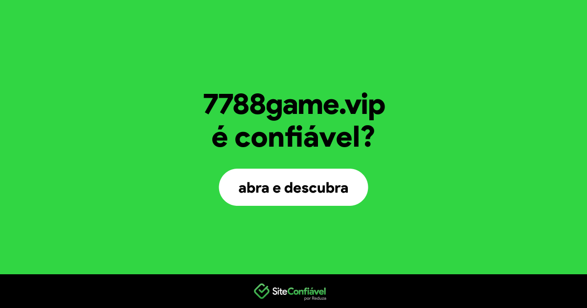 O site 7788game.vip é confiável?
