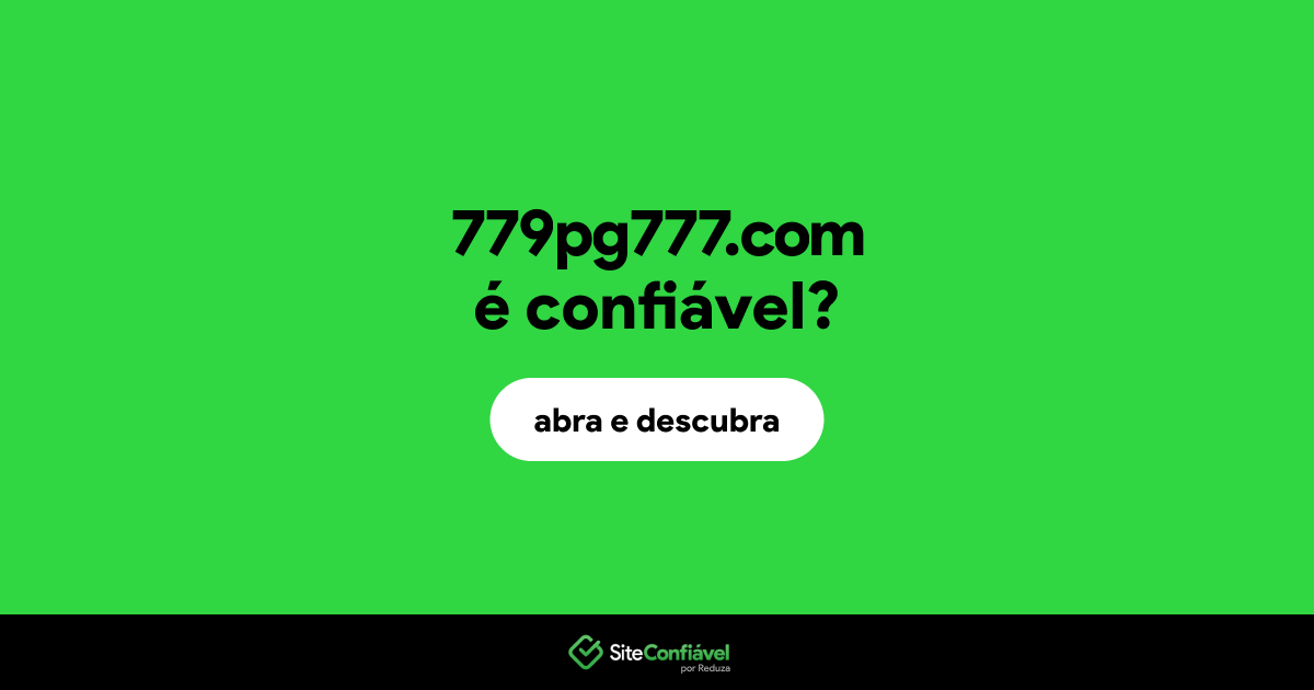 O site 779pg777.com é confiável?