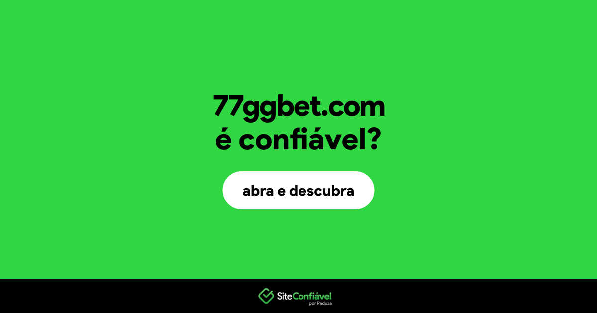 O site 77ggbet.com é confiável?