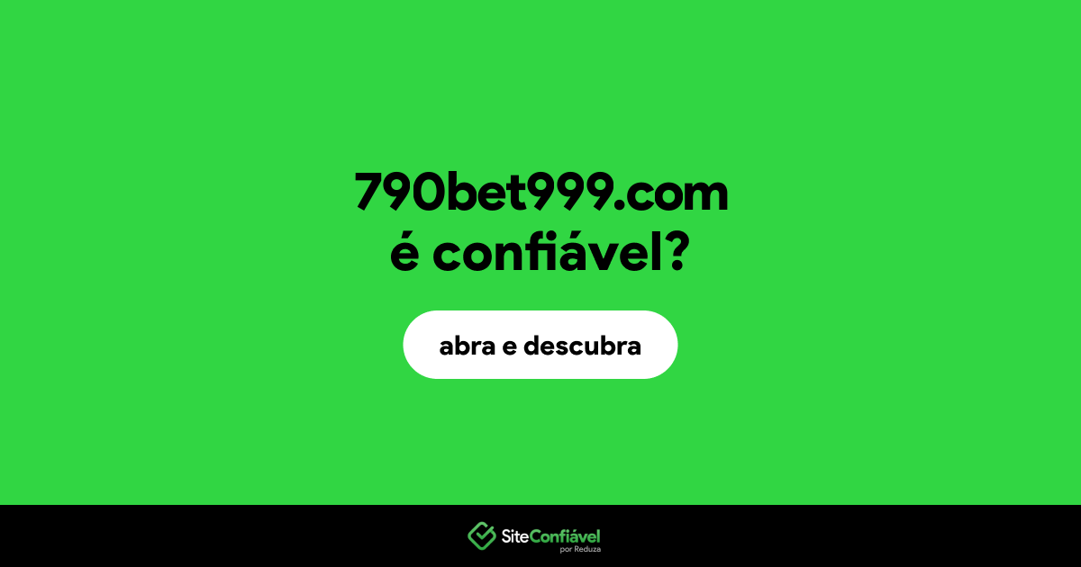 O site 790bet999.com é confiável?