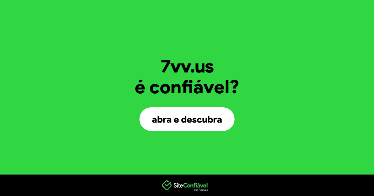 O site 7vv.us é confiável?