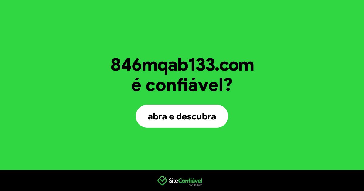 O site 846mqab133.com é confiável?