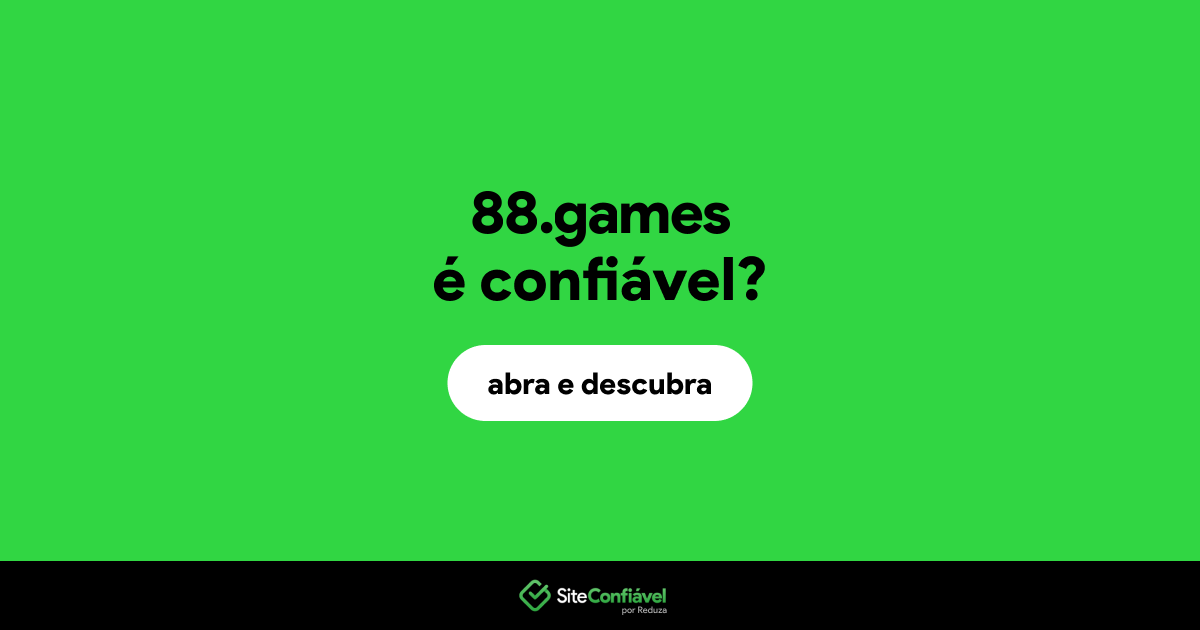 O site 88.games é confiável?