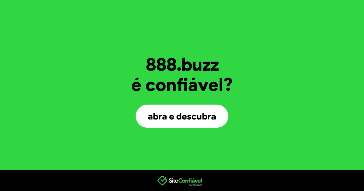 O site 888.buzz é confiável?