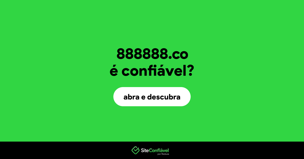 O site 888888.co é confiável?