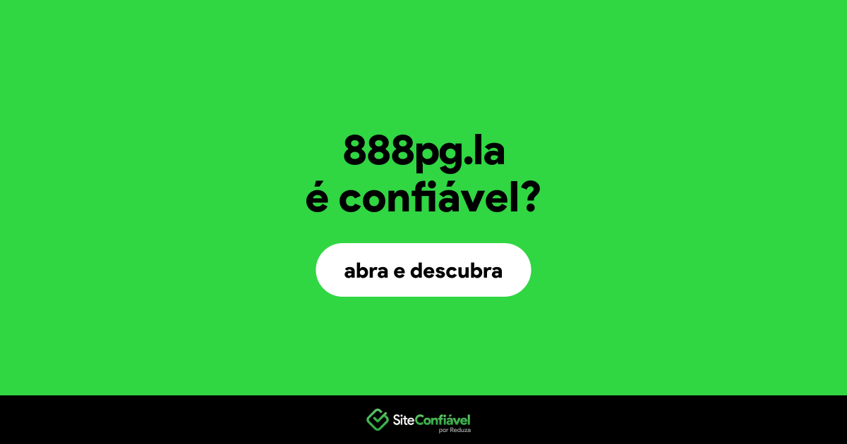 O site 888pg.la é confiável?