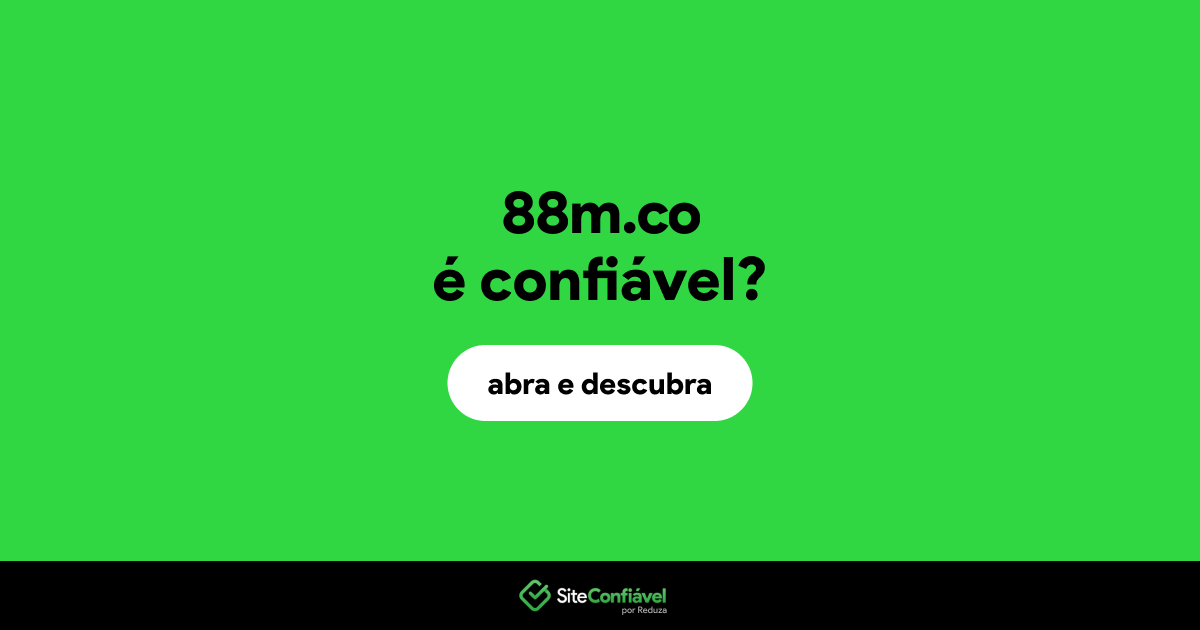O site 88m.co é confiável?