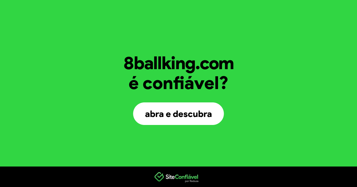 O site 8ballking.com é confiável?