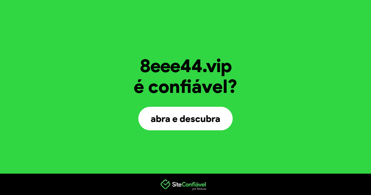 O site 8eee44.vip é confiável?