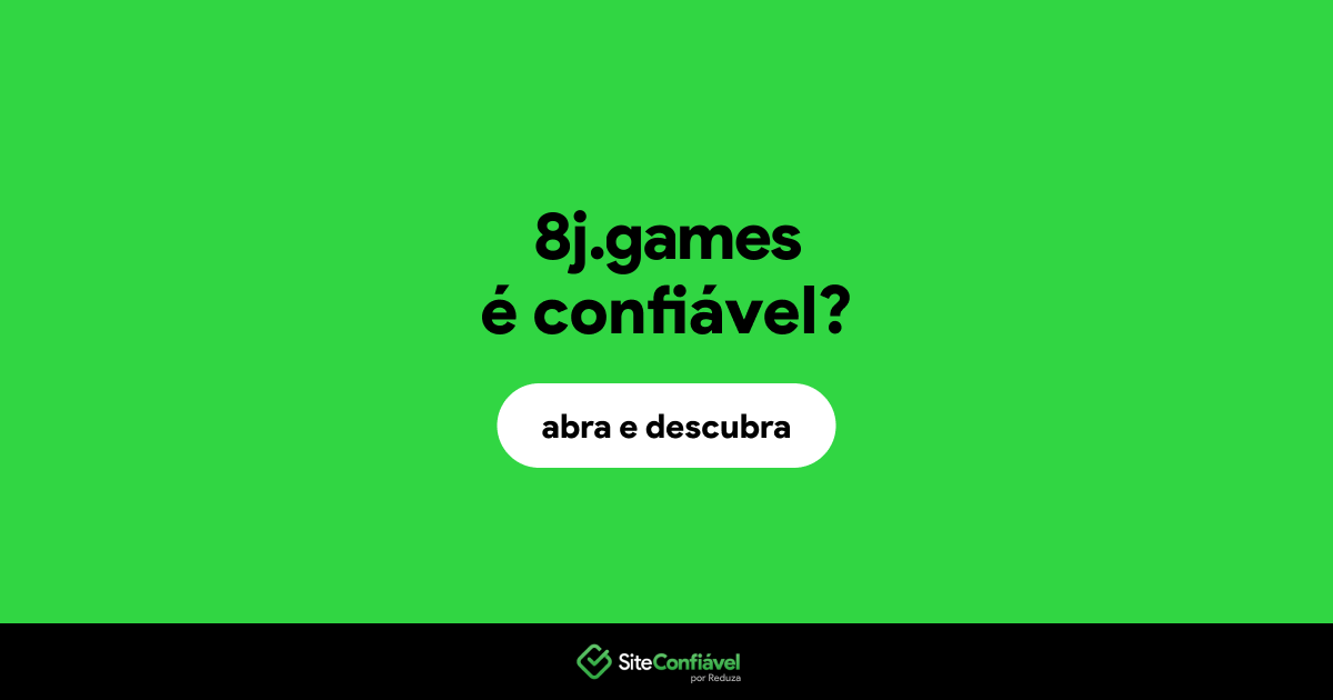 O site 8j.games é confiável?