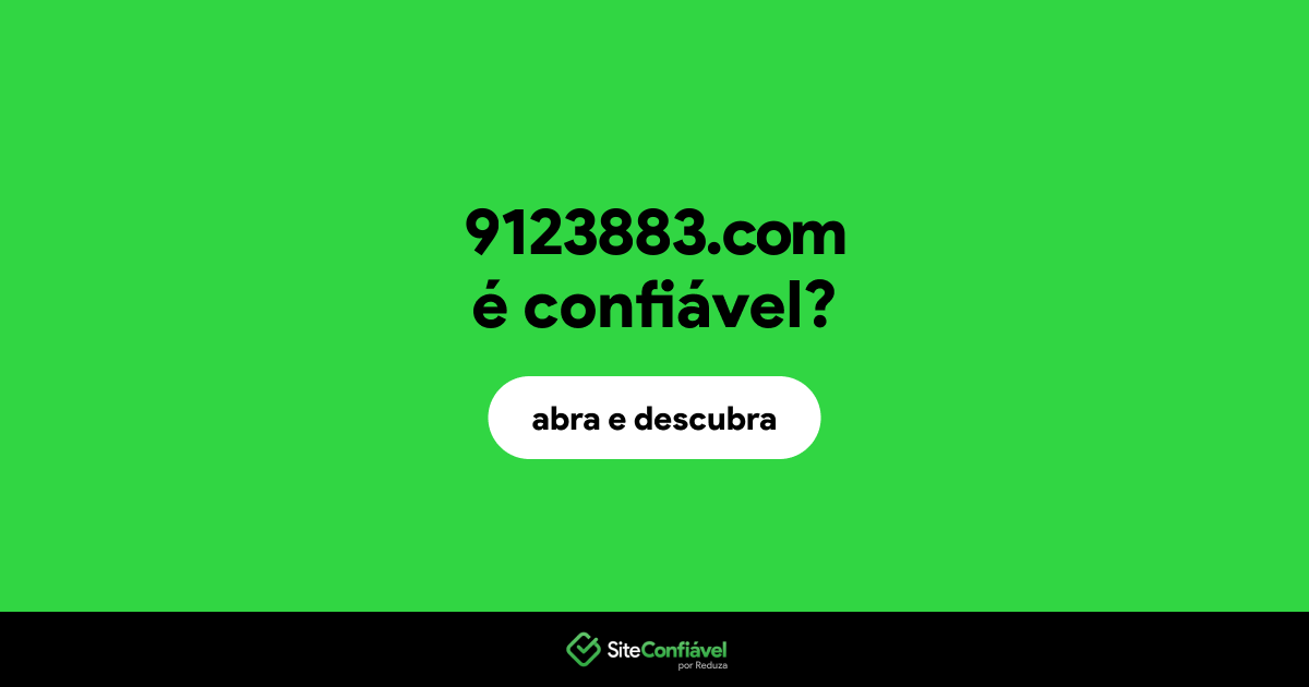 O site 9123883.com é confiável?