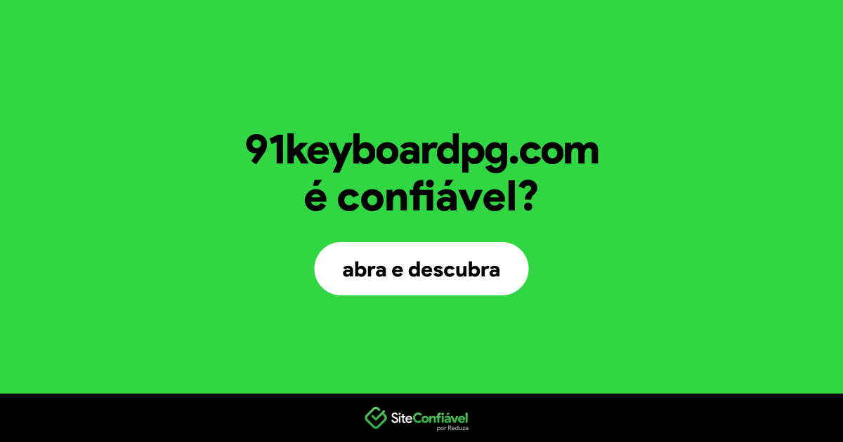 O site 91keyboardpg.com é confiável?