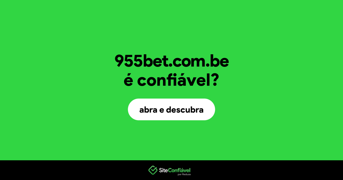 O site 955bet.com.be é confiável?