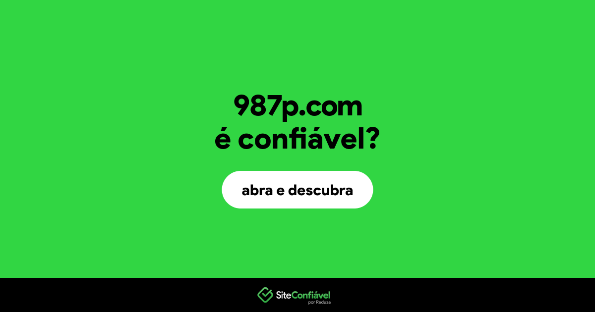 O site 987p.com é confiável?