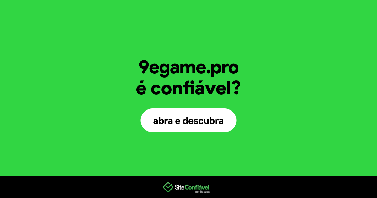 O site 9egame.pro é confiável?