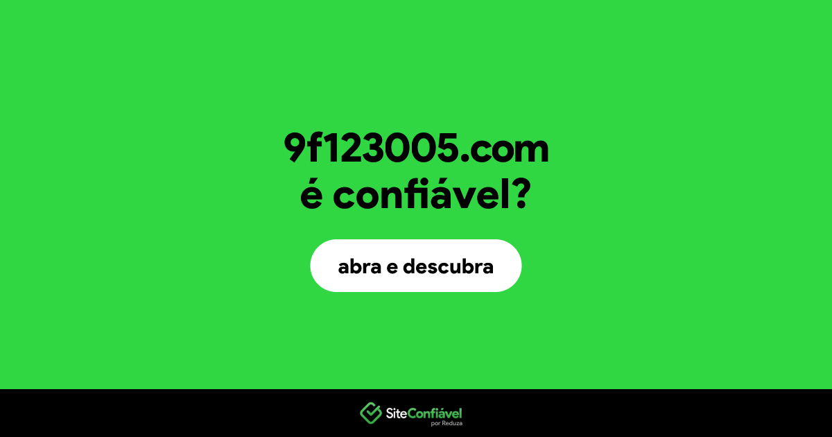 O site 9f123005.com é confiável?