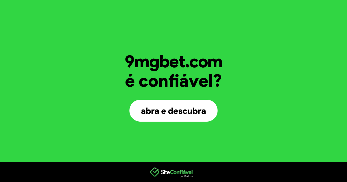 O site 9mgbet.com é confiável?