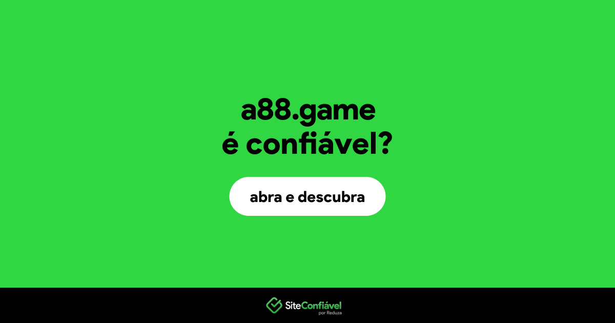 O site a88.game é confiável?