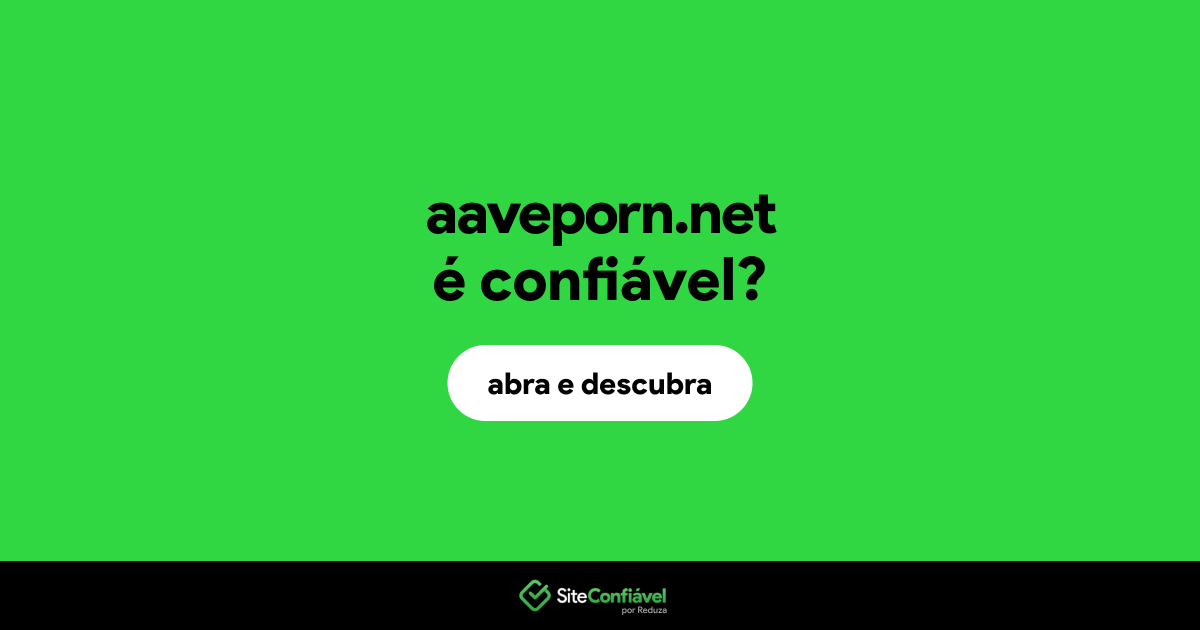 O site aaveporn.net é confiável?