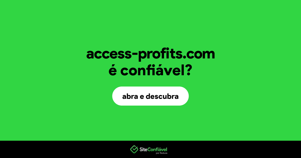 O site access-profits.com é confiável?