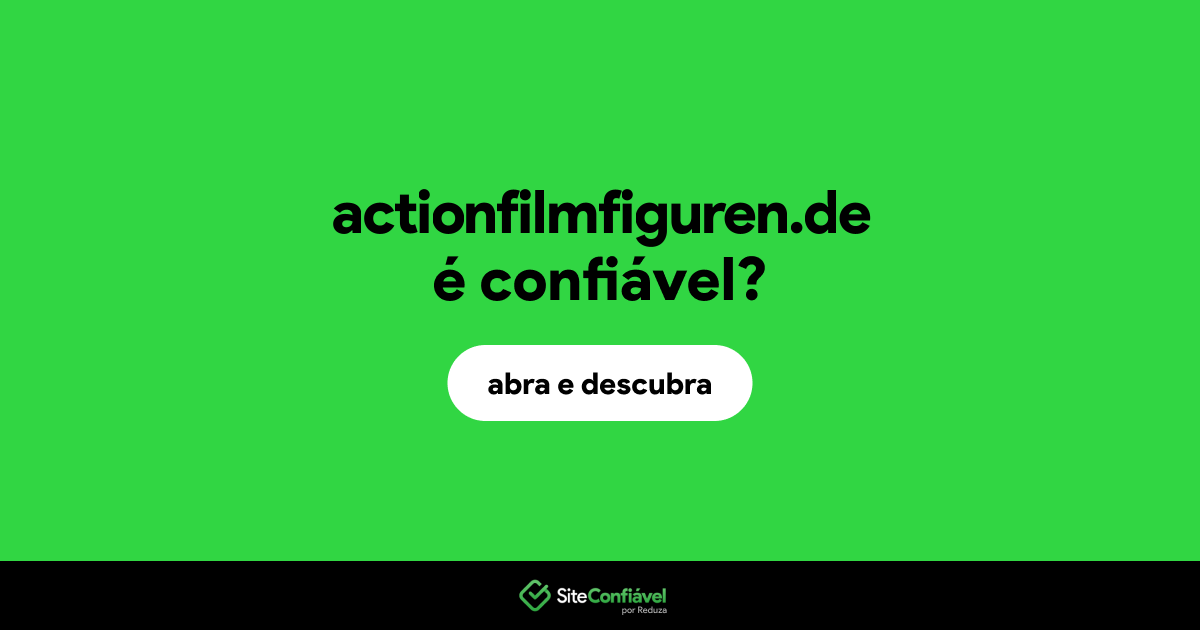 O site actionfilmfiguren.de é confiável?