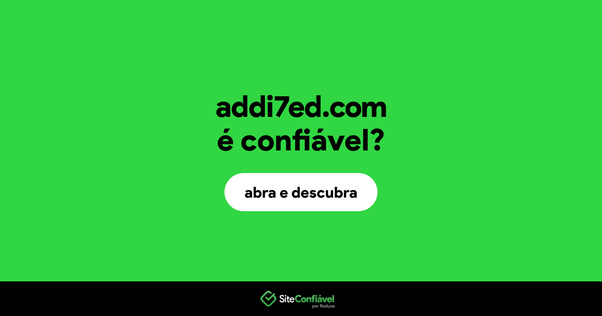 O site addi7ed.com é confiável?