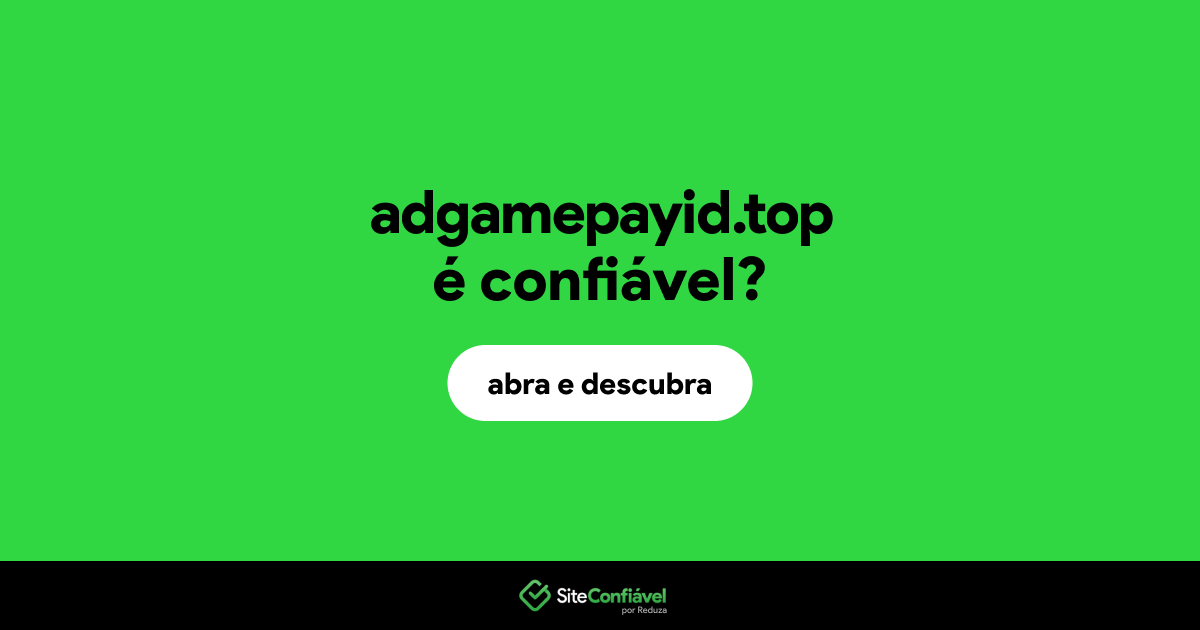 O site adgamepayid.top é confiável?