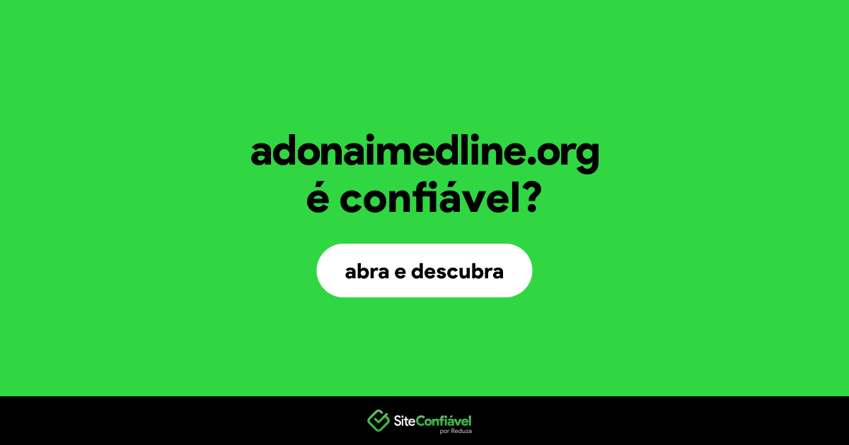 O site adonaimedline.org é confiável?