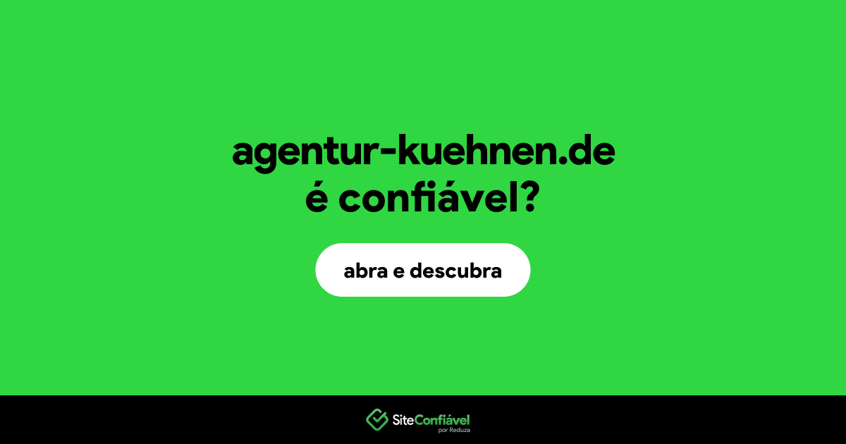 O site agentur-kuehnen.de é confiável?
