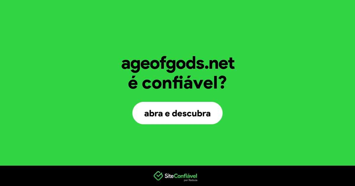O site ageofgods.net é confiável?