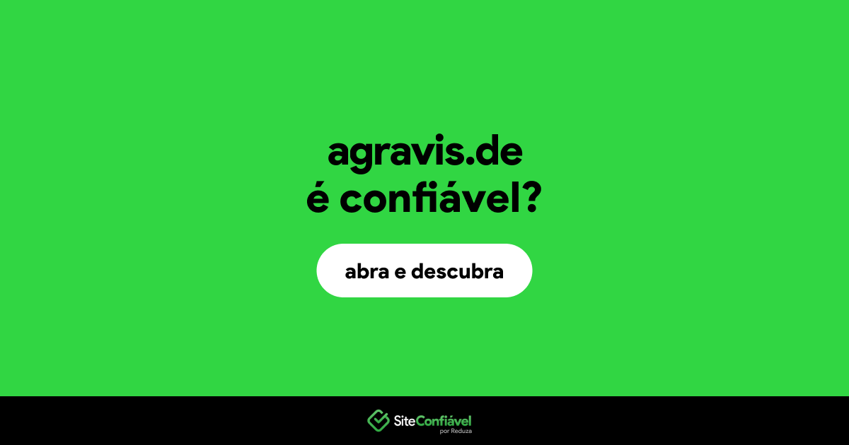 O site agravis.de é confiável?