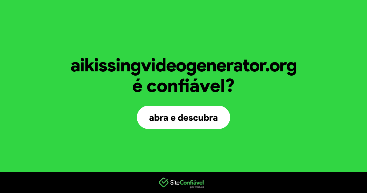 O site aikissingvideogenerator.org é confiável?