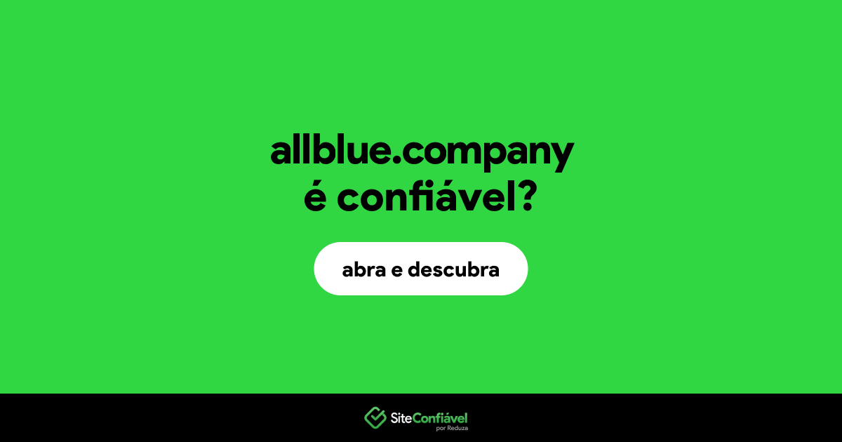 O site allblue.company é confiável?