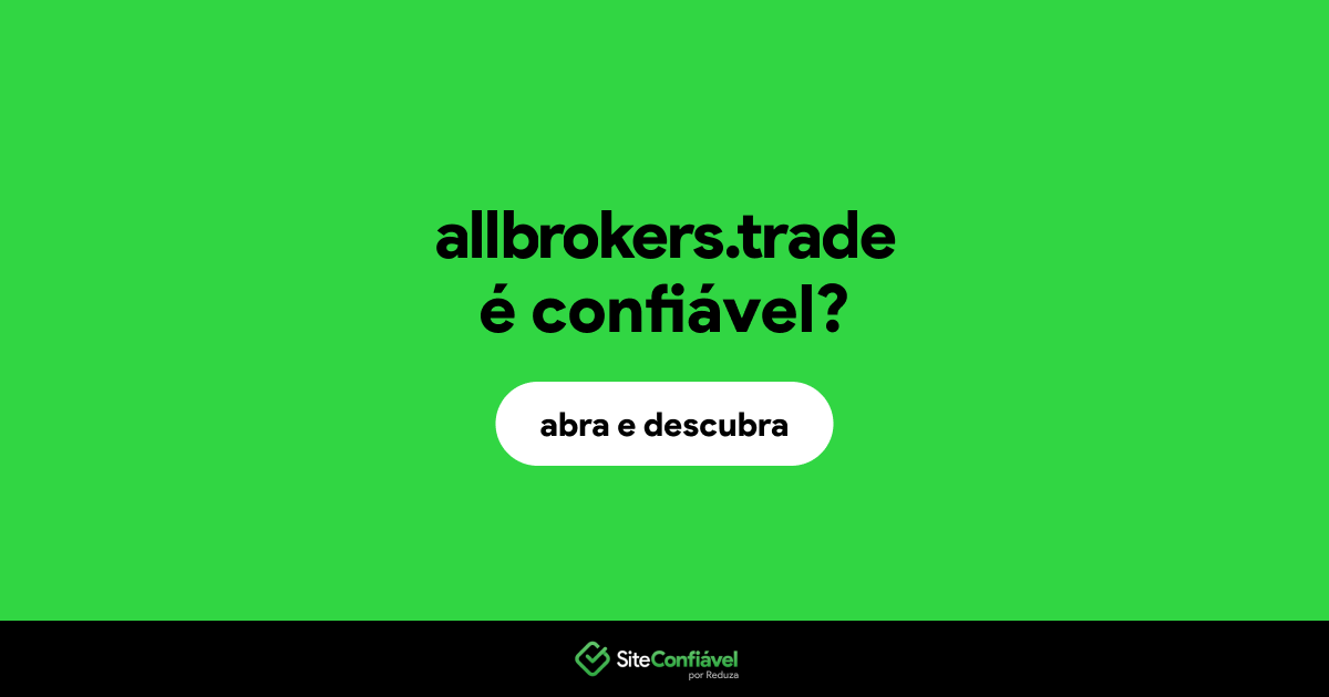 O site allbrokers.trade é confiável?