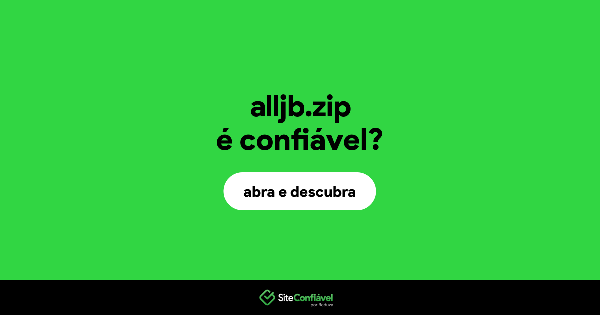O site alljb.zip é confiável?