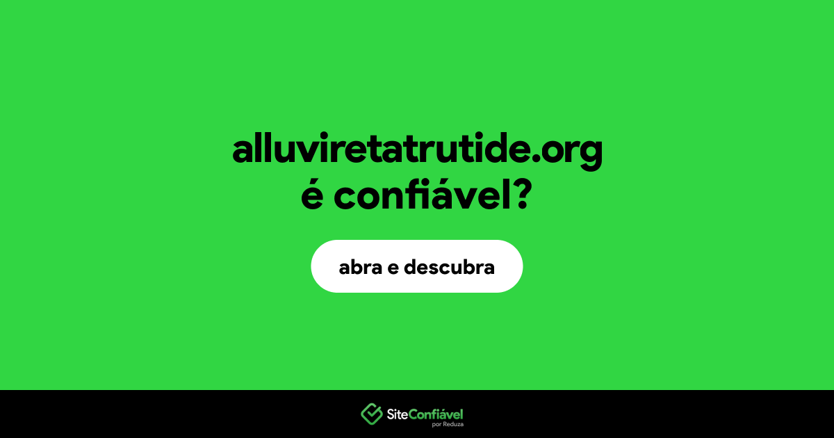 O site alluviretatrutide.org é confiável?