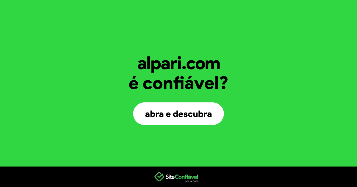 O site alpari.com é confiável?