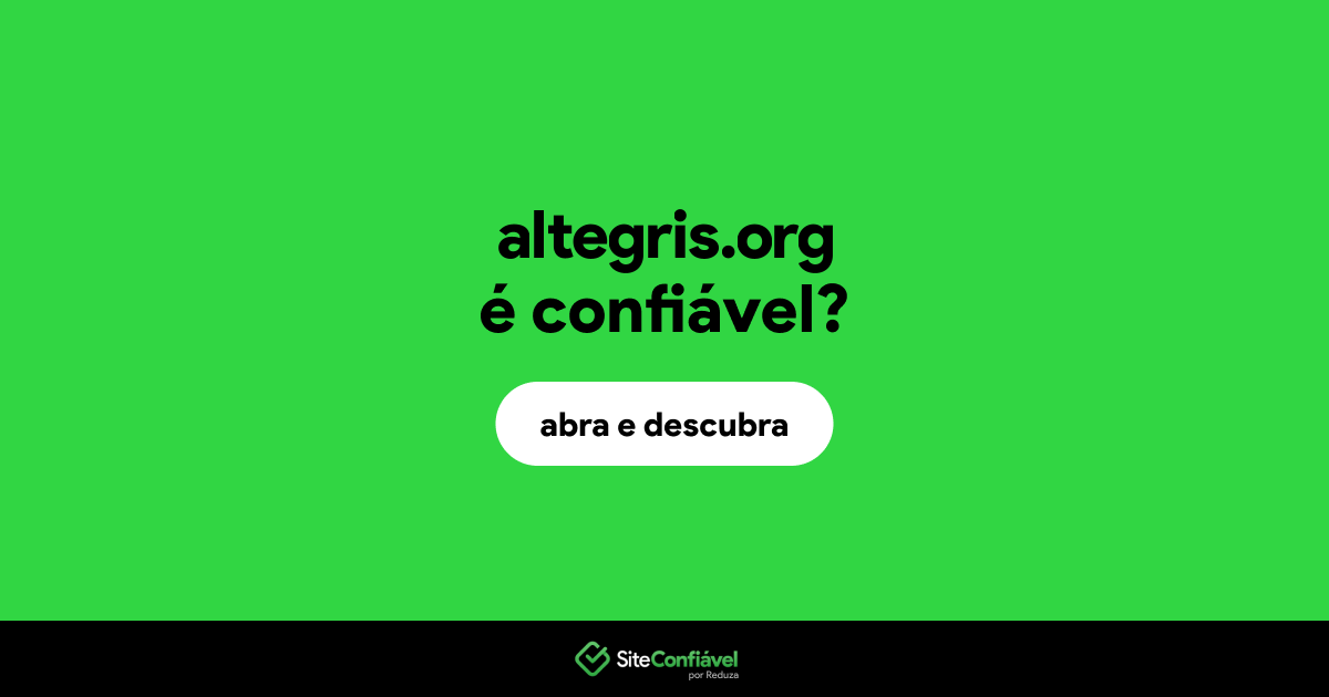 O site altegris.org é confiável?
