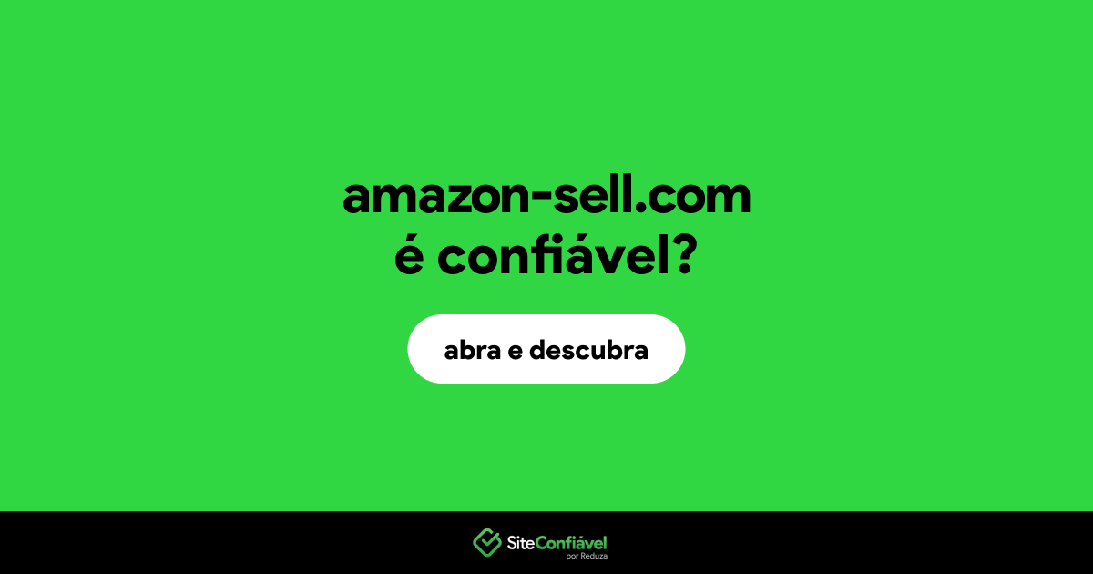 O site amazon-sell.com é confiável?