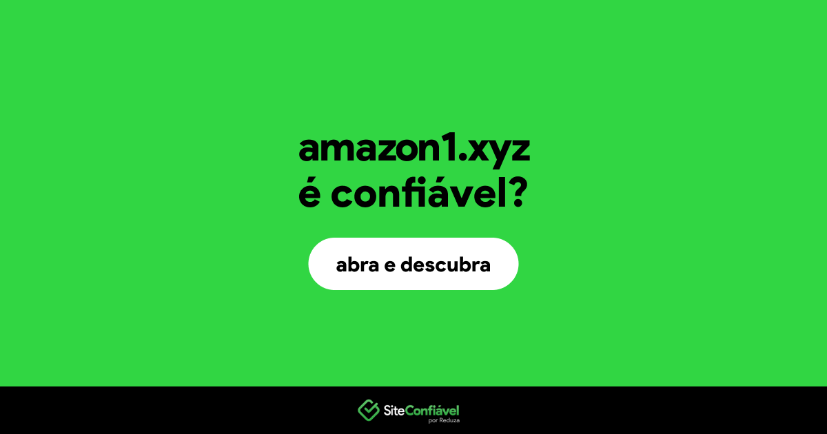 O site amazon1.xyz é confiável?