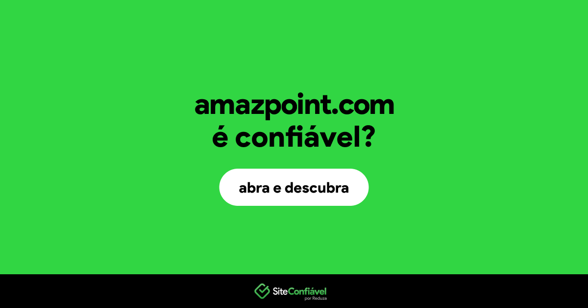 O site amazpoint.com é confiável?