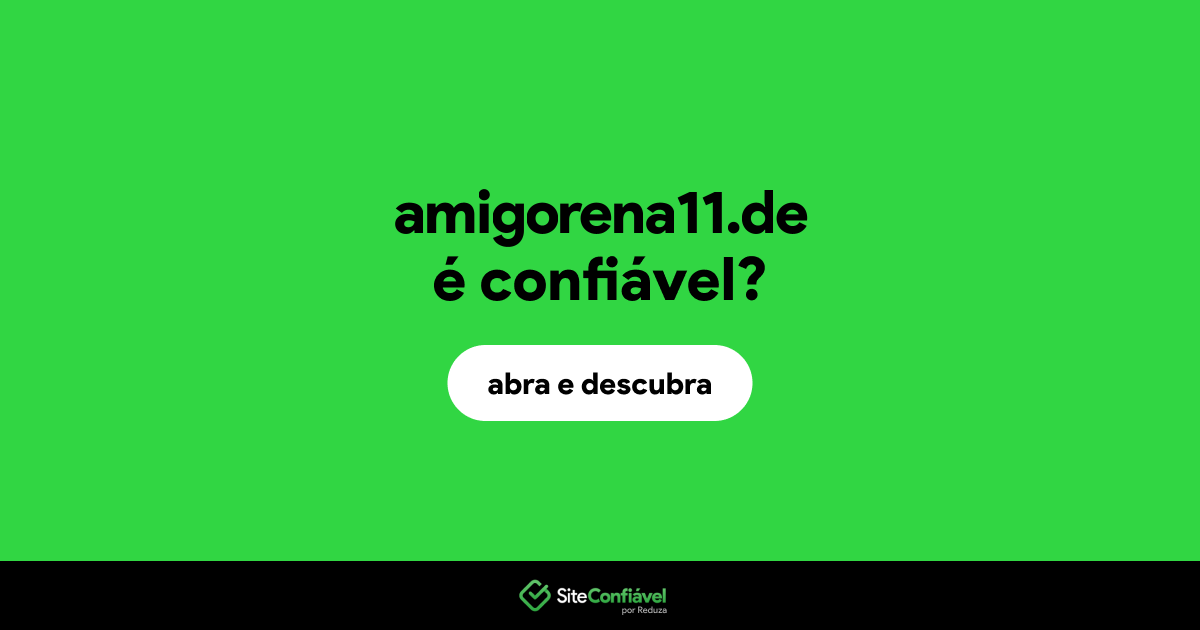 O site amigorena11.de é confiável?