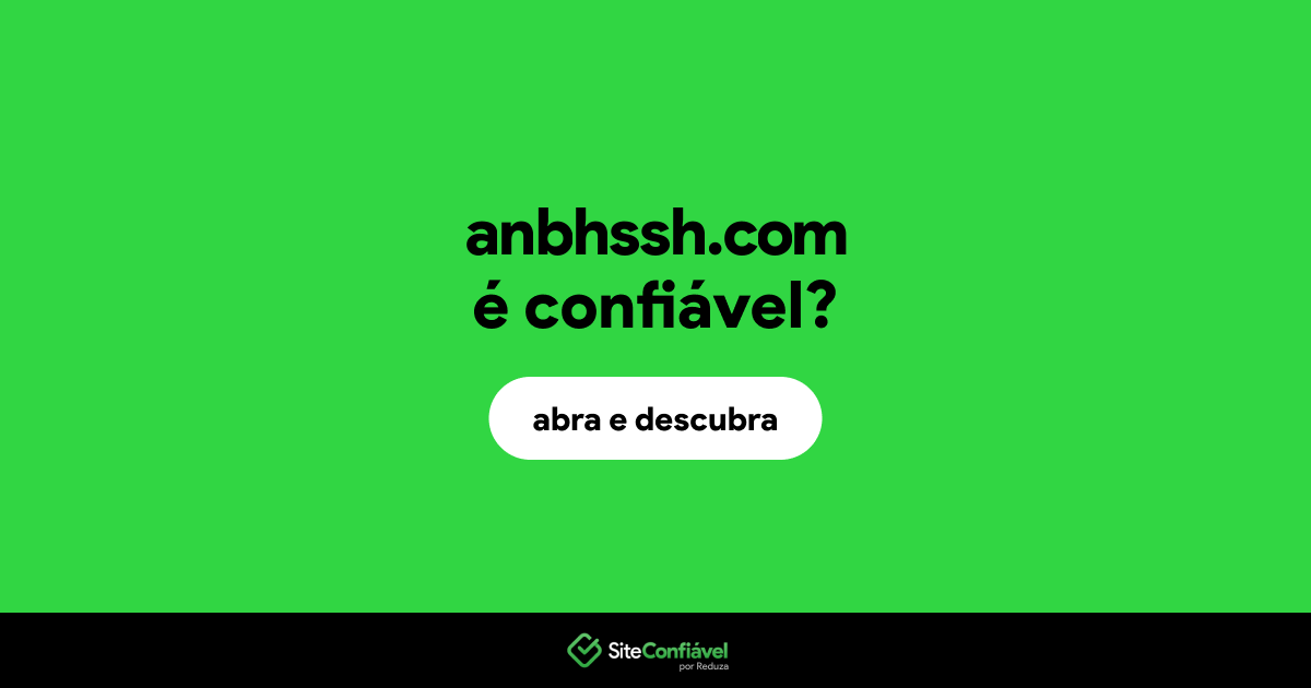 O site anbhssh.com é confiável?