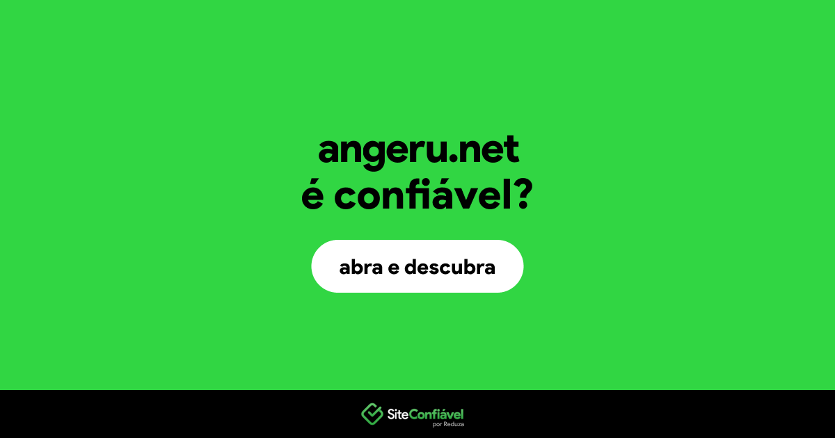 O site angeru.net é confiável?