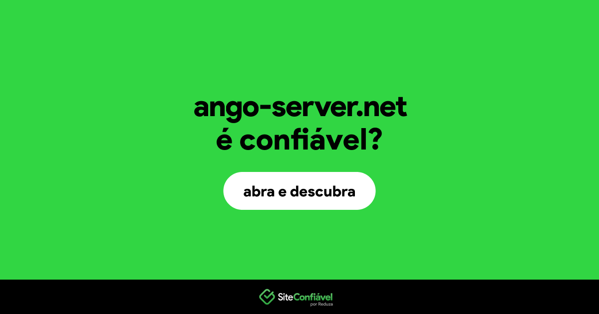 O site ango-server.net é confiável?