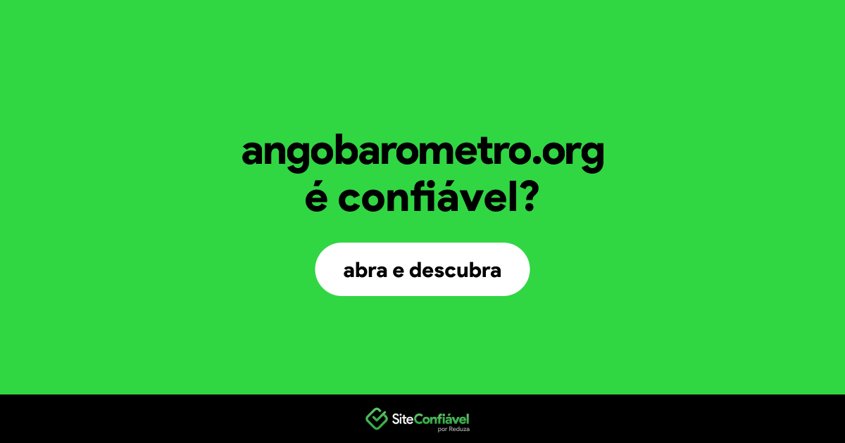 O site angobarometro.org é confiável?