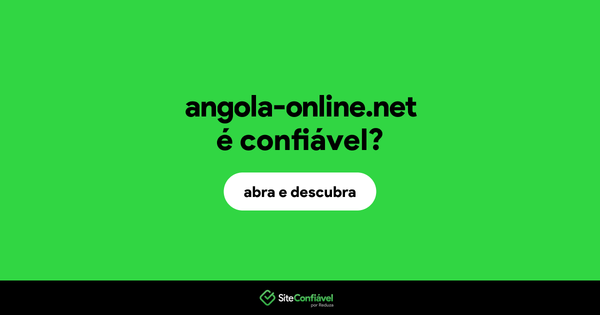 O site angola-online.net é confiável?